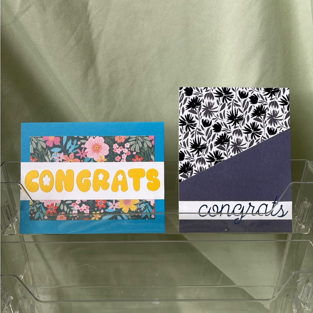handmade congrats cards